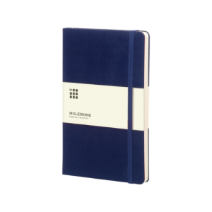Moleskine Classic Hard Cover Ruled Notebook, notebook
