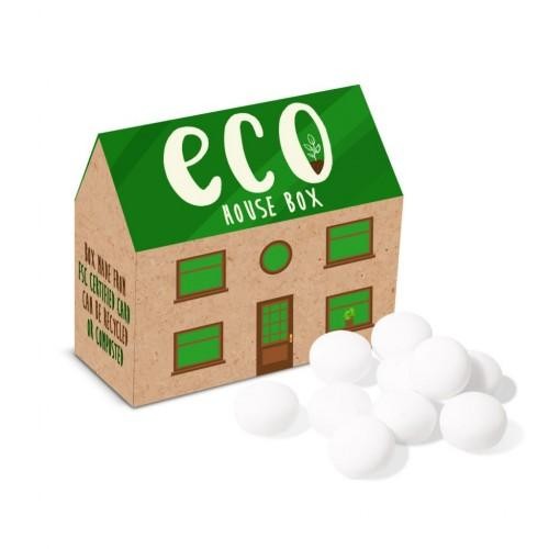 Eco House Box - Mint Imperials, sweets,  confectionery,  gifts,  mints,  vegetarian,  vegan,  eco