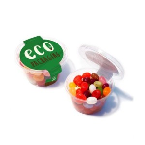 77g  Eco Pot with Jelly Beans, sweets,  confectionery,  gifts,  vegetarian,  eco