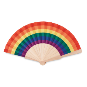 Rainbow Wooden Fan, Summer,  Events,  Pride
