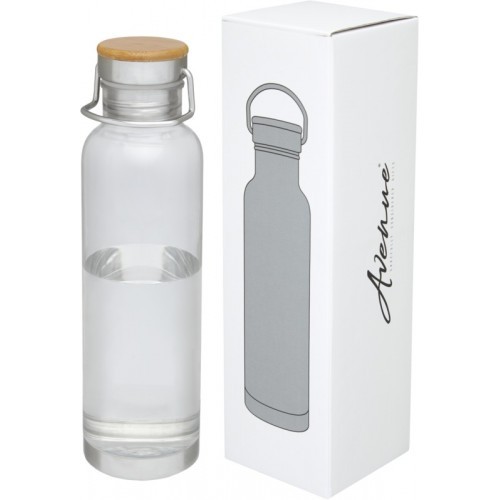 Thor 800 ml Tritan™ sport bottle - Transparent clear, eco, top, bottle, bamboo, drink, new