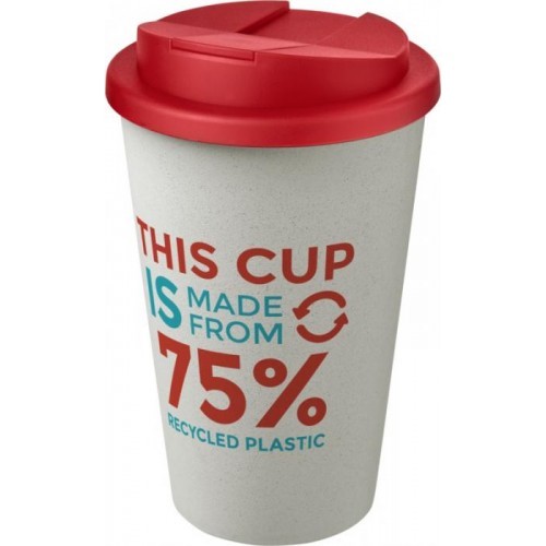 Americano® Eco 350 ml recycled tumbler with spill-proof lid, americano, recycled, eco, travel, new
