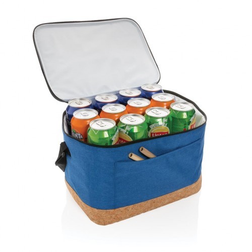 Impact AWARE™ XL RPET two tone cooler bag with cork detail, cooler bags, impact, eco, cork