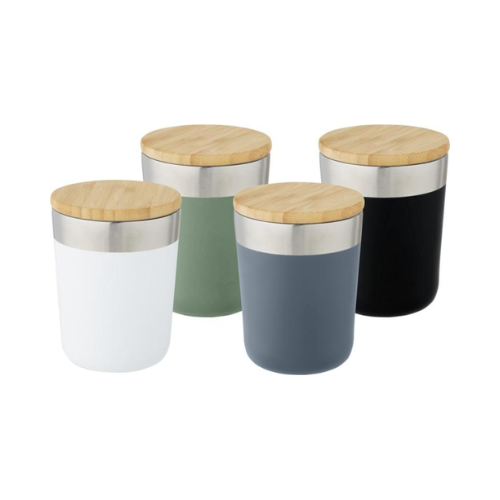 Lagan 300 ml Stainless Steel Tumbler with Bamboo Lid, travel mug, coffee mug, tumbler, eco