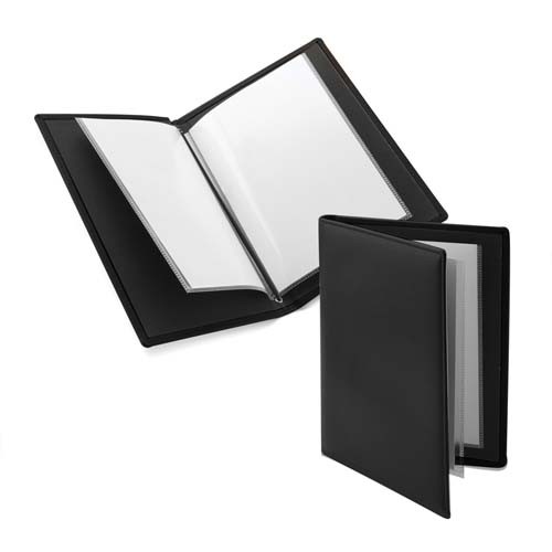 A5 Information, Wine List Or Menu Holder With Eight Clear Pages.In A Choice Of Belluno Colours, Black, Blue, Blue, Blue, Blue, Blue, Purple, Red, Red, Red, Pink, Pink, Yellow, Green, Green, Green, Green, Orange, White, Brown, Brown, Brown, 
