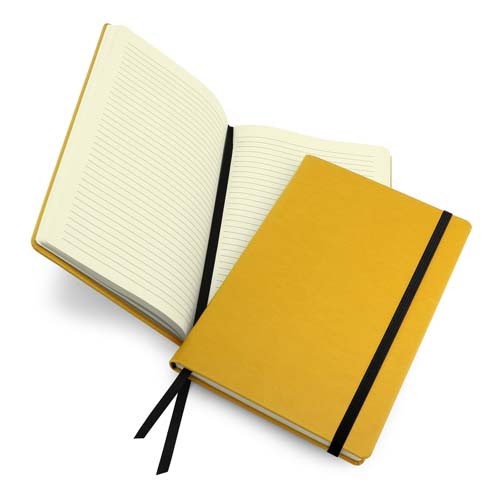 A5 Casebound Notebook With Elastic Strap In A Choice Of Belluno Colours, Black, Blue, Blue, Blue, Blue, Blue, Purple, Red, Red, Red, Pink, Pink, Yellow, Green, Green, Green, Green, Orange, White, Brown, Brown, Brown, 