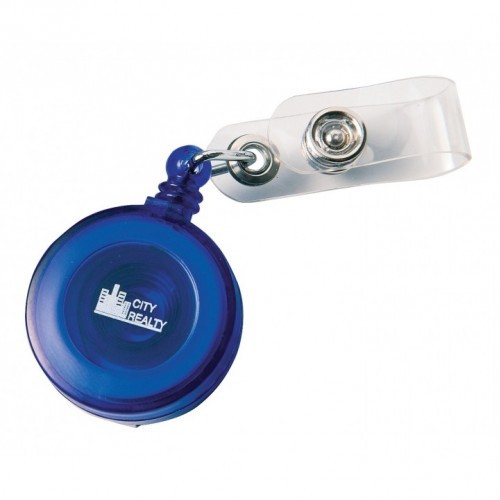 Retractable Pass Holder, Black, Blue, Green, Red