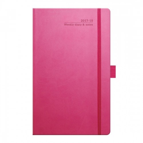 Ivory Medium Weekly 18 Month Diary Tucson, Pink, Green, Blue, Green